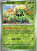 Pokemon Cacnea 005/198 Scarlet Violet Base Reverse Holo NM