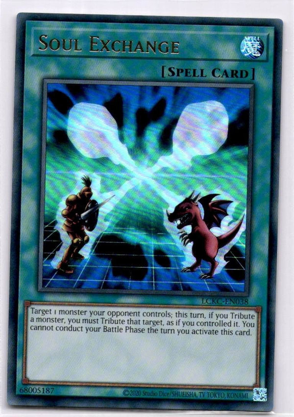 Yugioh Soul Exchange LCKC-EN038 Ultra Rare Unlimited Edition NM