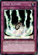 Yugioh Trap Jammer LCJW-EN111 Secret Rare 1st Edition MP/LP