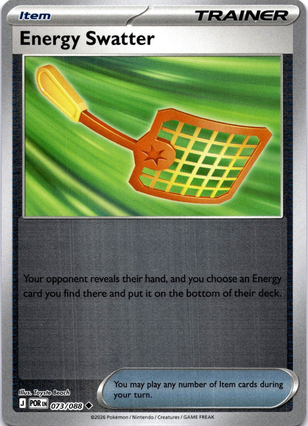 Pokemon Energy Swatter 073/088 Perfect Order Reverse Holo NM