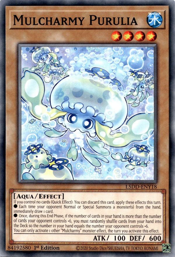 Yugioh Mulcharmy Purulia L5DD-ENY18 Common 1st Edition NM