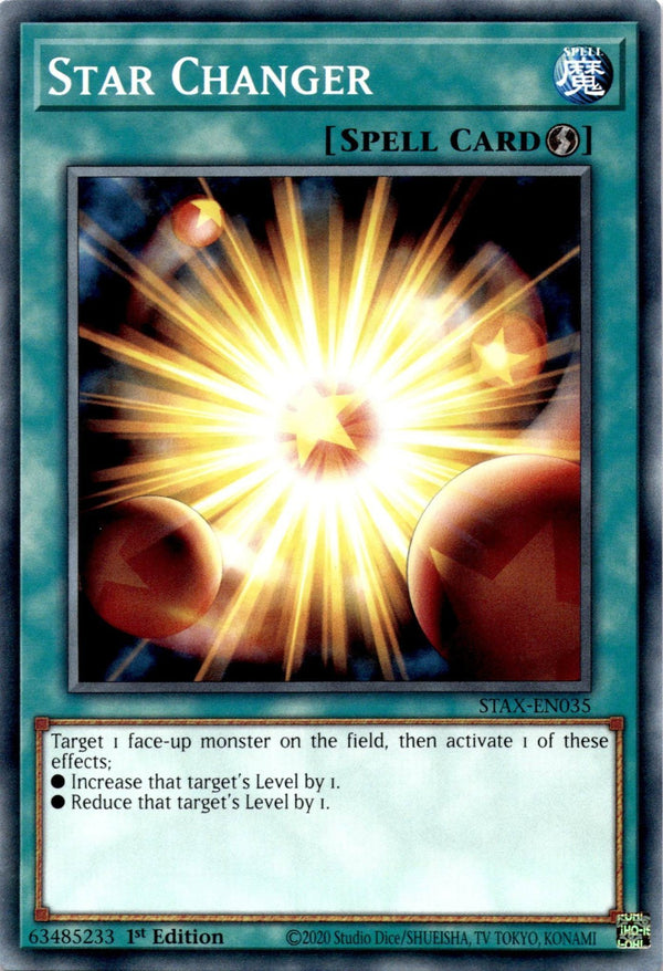 Yugioh Star Changer STAX-EN035 Common 1st Edition NM