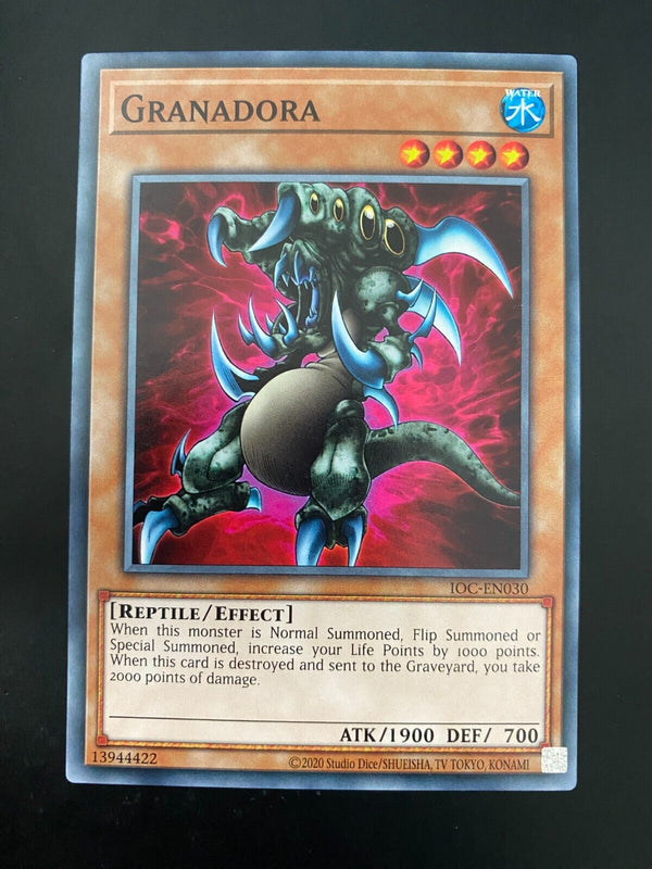 Yugioh Granadora IOC-EN030 Common Unlimited Edition NM/MINT