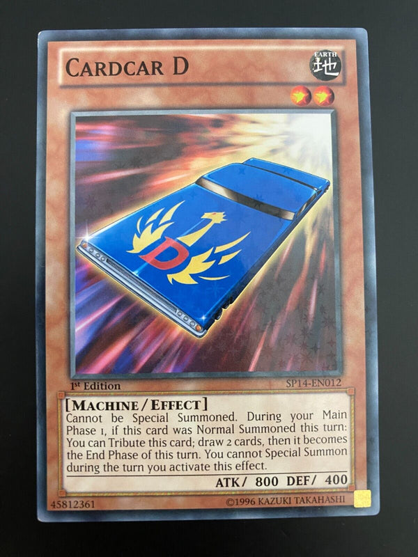 Yugioh Cardcar D SP14-EN012 Starfoil 1st Edition Rare VLP/NM