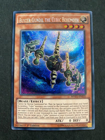 Yugioh Buster Gundil the Cubic Behemoth MVP1-ENS35 Secret Rare 1st Edition NM