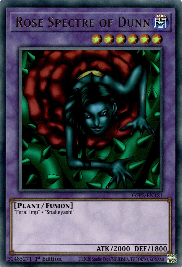 Yugioh Rose Spectre of Dunn GFP2-EN121 Ultra Rare 1st Edition NM