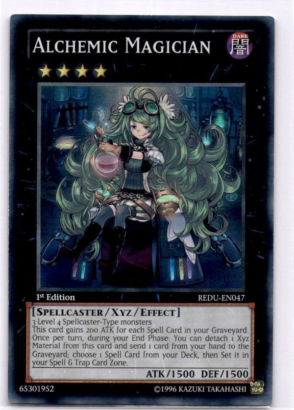Yugioh Alchemic Magician REDU-EN047 Super Rare 1st Edition VLP/NM