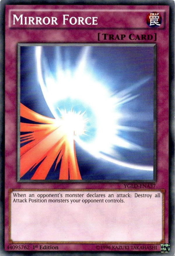 Yugioh Mirror Force YGLD-ENA37 Common 1st Edition LP