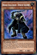 Yugioh Heroic Challenger - Ambush Soldier NUMH-EN010 Secret Rare 1st Edition NM