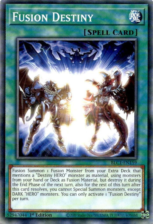 Yugioh Fusion Destiny BLC1-EN159 Common 1st Edition NM
