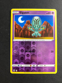 Pokemon Elgyem 079/195 Silver Tempest Reverse Holo NM