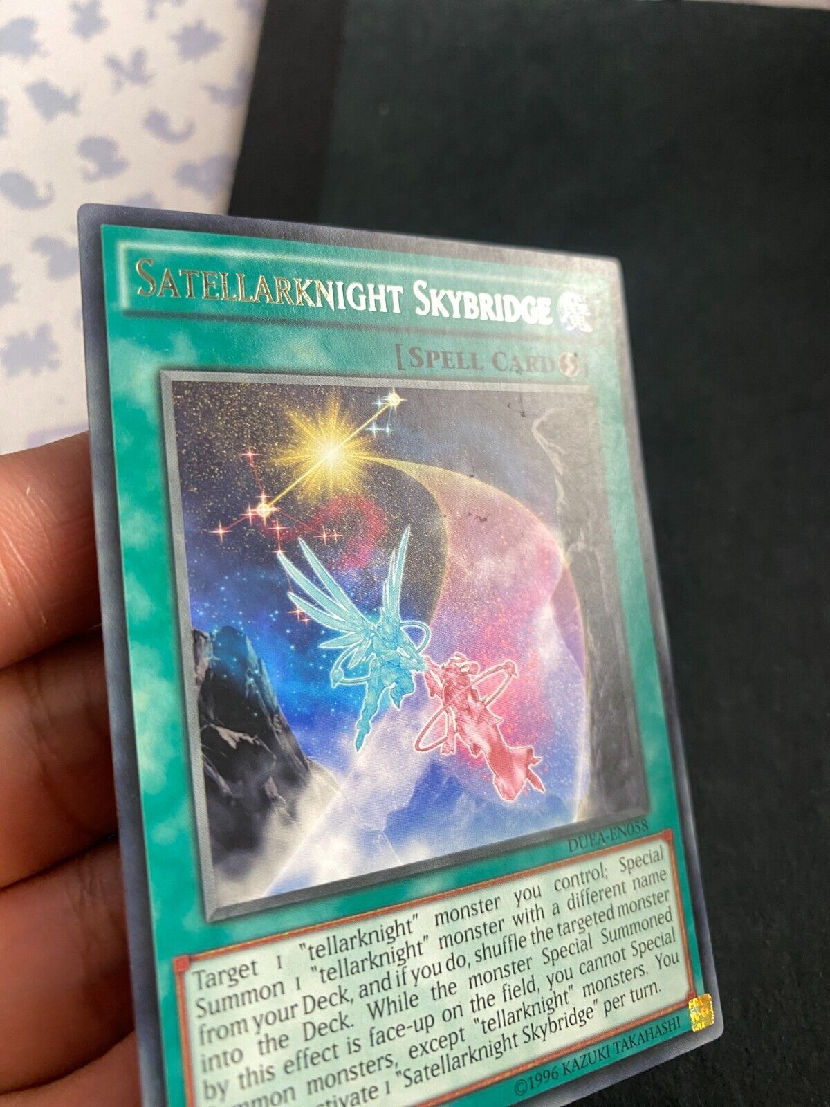 Yugioh Satellarknight Skybridge DUEA-EN058 Rare 1st Edition MP