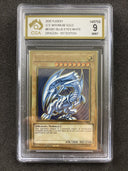 Yugioh Blue-Eyes White Dragon MAGO-EN001 Maximum Gold CGA 9 1st Edition PSA 9