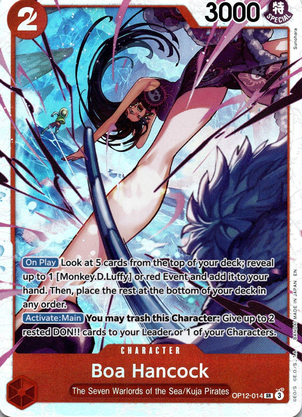 One Piece Boa Hancock OP12-014 Legacy of the Master SR NM