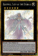 Yugioh Beatrice, Lady of the Eternal PGL3-EN021 Premium Gold Rare 1st Edition NM