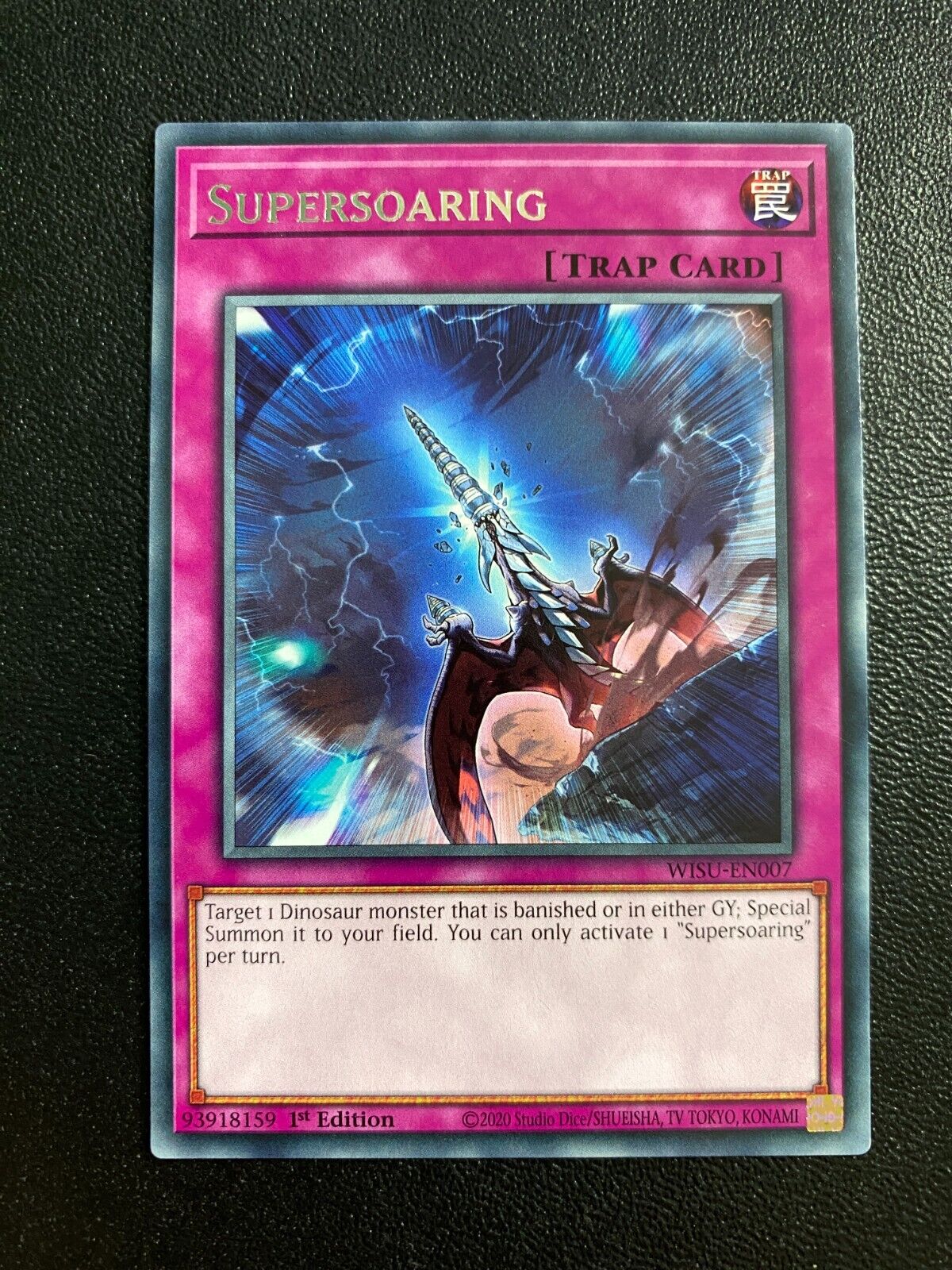 Yugioh Supersoaring WISU-EN007 Rare 1st Edition NM