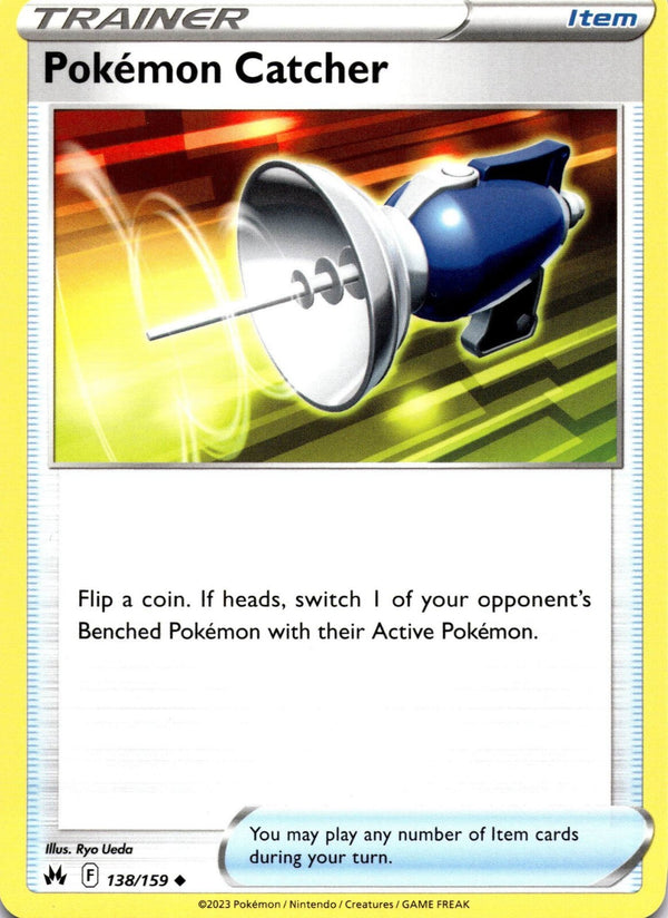 Pokemon Pokemon Catcher 138/159 Crown Zenith Non Holo NM