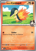Pokemon Ethan's Cyndaquil 032/182 Destined Rivals Non Holo NM