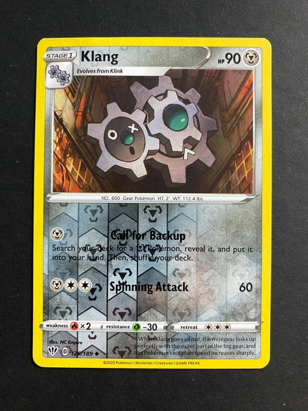 Pokemon Klang 126/189 Darkness Ablaze Reverse Holo LP