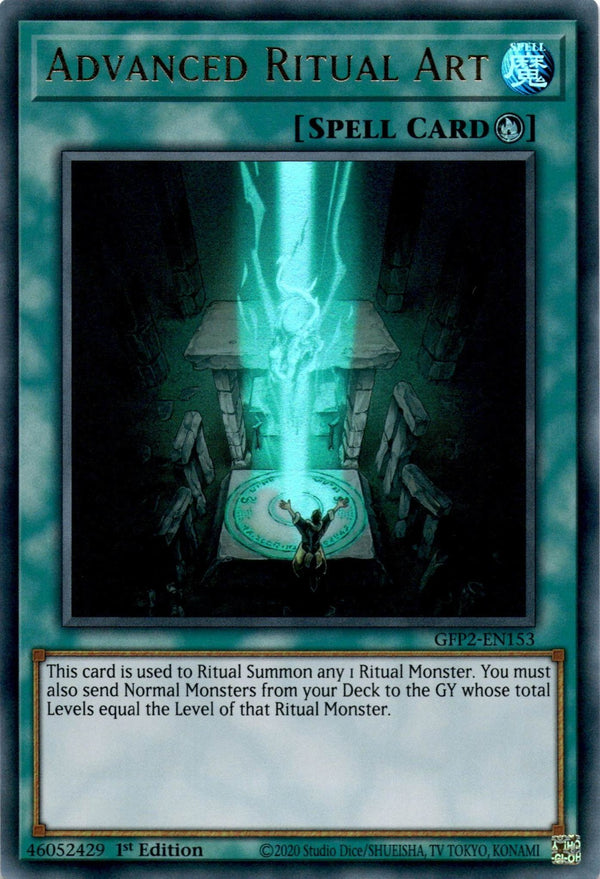 Yugioh Advanced Ritual Art GFP2-EN153 Ultra Rare 1st Edition NM