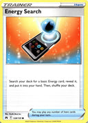 Pokemon Energy Search 128/159 Crown Zenith Non Holo NM