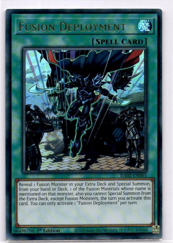 Yugioh Fusion Deployment RA02-EN065 Ultra Rare 1st Edition NM