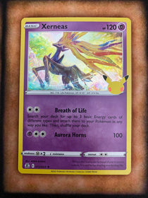 Pokemon Xerneas 012/025 Celebrations Holo NM