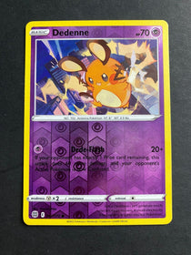 Pokemon Dedenne 067/172 Brilliant Stars Reverse Holo NM