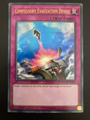 Yugioh Compulsory Evacuation Device DUOV-EN097 1st Edition Ultra Rare NM/MINT