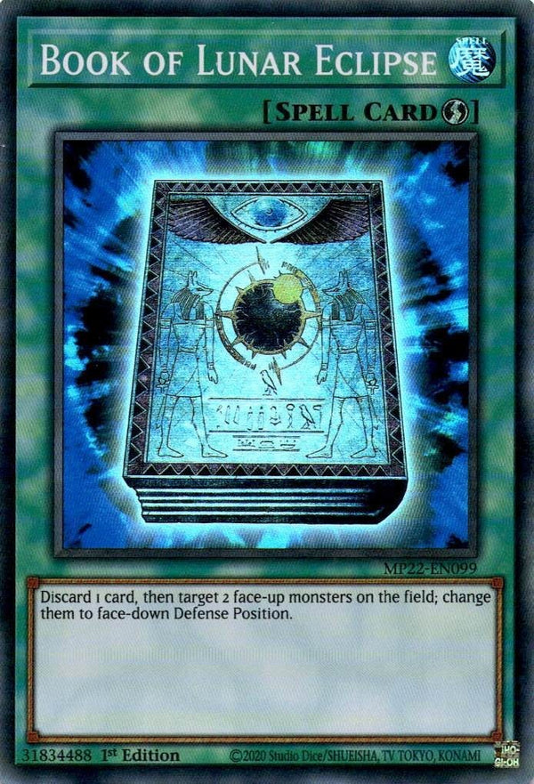 Yugioh Book of Lunar Eclipse MP22-EN099 Super Rare 1st Edition LP