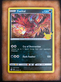 Pokemon Yveltal 019/025 Celebrations Holo NM/MINT