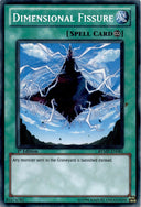 Yugioh Dimensional Fissure RYMP-EN081 Secret Rare 1st Ed DAMAGED (HEAVY CREASES)