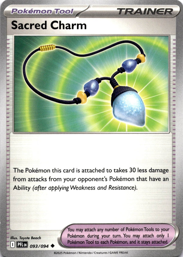 Pokemon Sacred Charm 093/094 Phantasmal Flames Non Holo NM