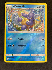 Pokemon Wartortle 24/181 Team Up Reverse Holo NM