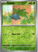 Pokemon Oddish 043/165 Pokemon 151 Reverse Holo NM