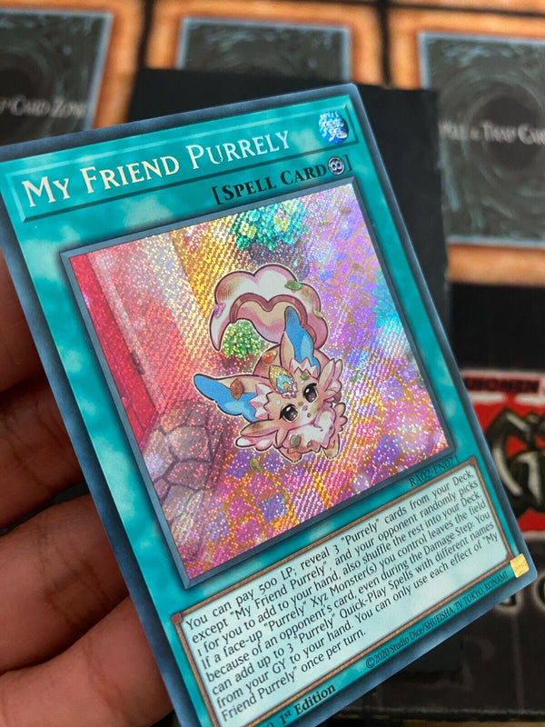 Yugioh My Friend Purrely RA02-EN071 Secret Rare 1st Edition NM