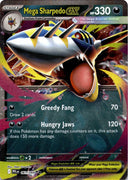 Pokemon Mega Sharpedo ex 061/094 Phantasmal Flames Full Art Holo NM