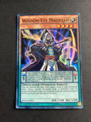 Yugioh Wisdom-Eye Magician SDMP-EN005 Super Rare 1st Edition LP