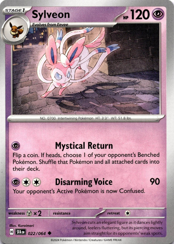 Pokemon Sylveon 022/064 Shrouded Fable Non Holo NM