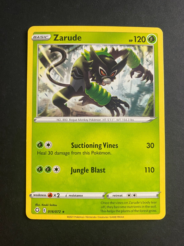 Pokemon Zarude 016/072 Shining Fates Rare Non Holo VLP/NM