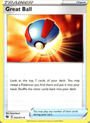 Pokemon Great Ball 052/073 Champion's Path Non Holo NM