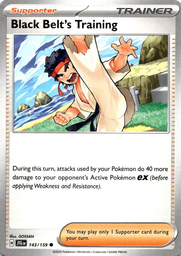 Pokemon Black Belt's Training 143/159 Journey Together Non Holo NM