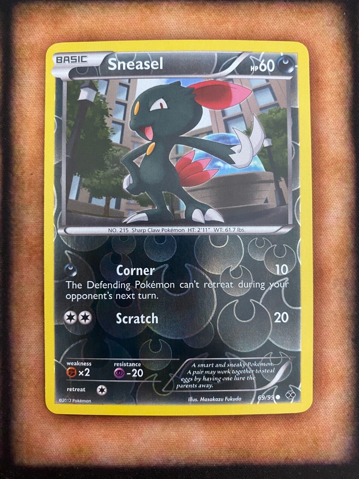 Pokemon Sneasel 69/99 Next Destinies Reverse Holo NM/MINT