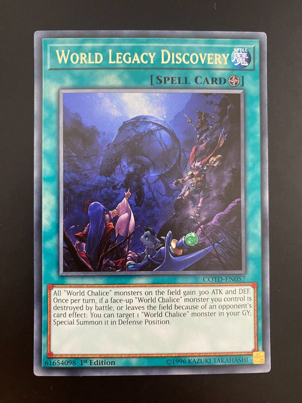 Yugioh World Legacy Discovery COTD-EN057 1st Edition MINT