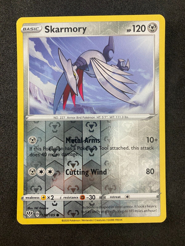 Pokemon Skarmory 120/189 Darkness Ablaze Reverse Holo NM-MINT