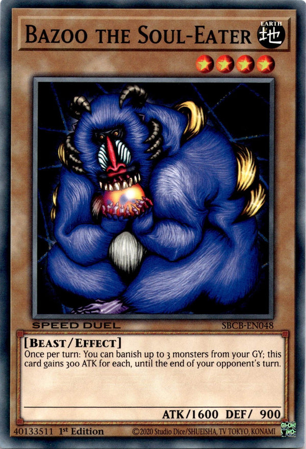 Yugioh Bazoo The Soul-Eater SBCB-EN048 Speed Duel Common 1st Edition NM