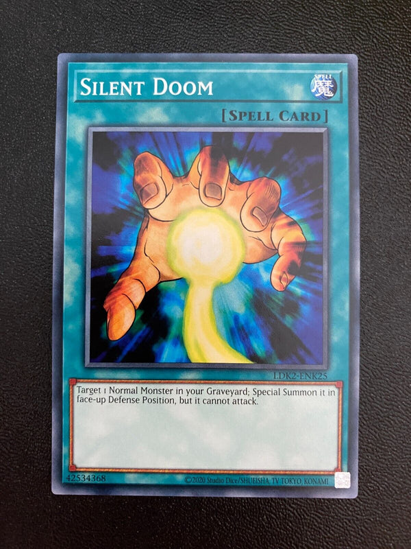 Yugioh Silent Doom LDK2-ENK25 Common Unlimited Edition NM