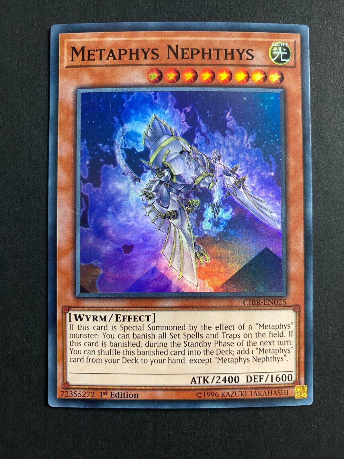 Yugioh Metaphys Nephthys CIBR-EN025 Super Rare 1st Edition MP