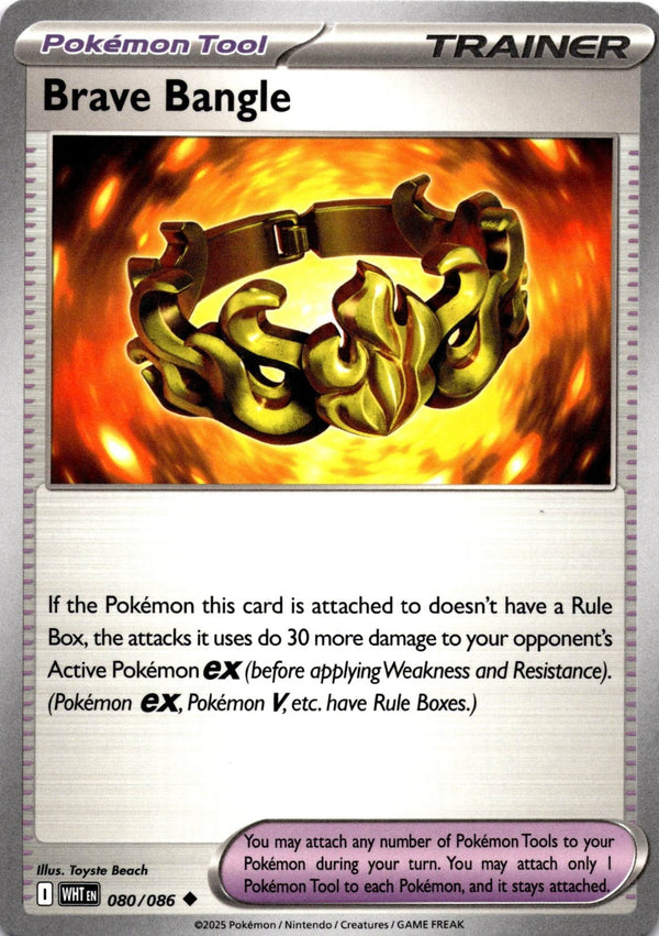Pokemon Brave Bangle 080/086 White Flare Non Holo NM