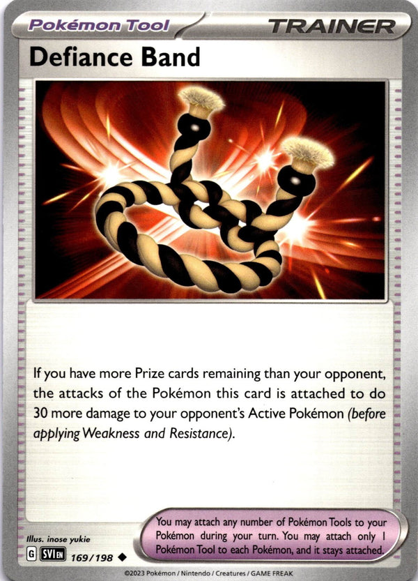 Pokemon Defiance Band 169/198 Scarlet Violet Base Non Holo NM